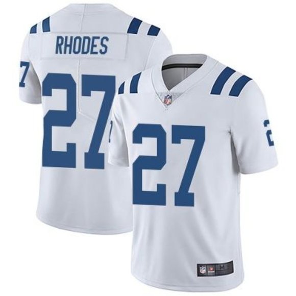 Men's Indianapolis Colts #27 Xavier Rhodes White Vapor Untouchable Limited Stitched NFL Jersey